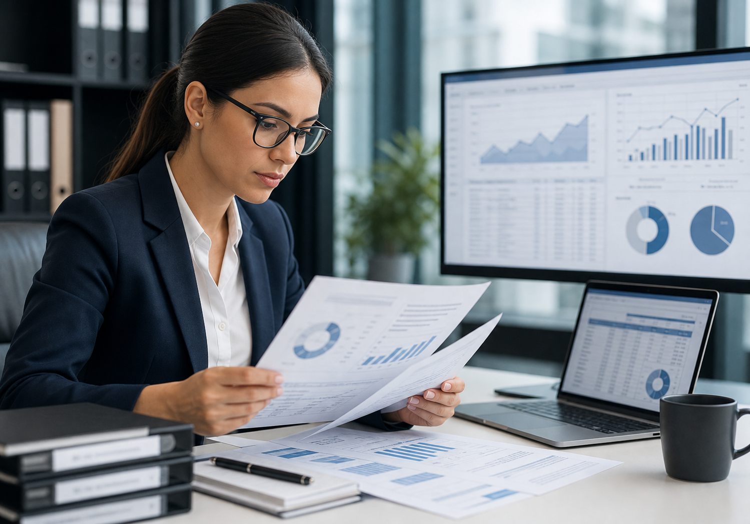 Financial translation and secure document review
