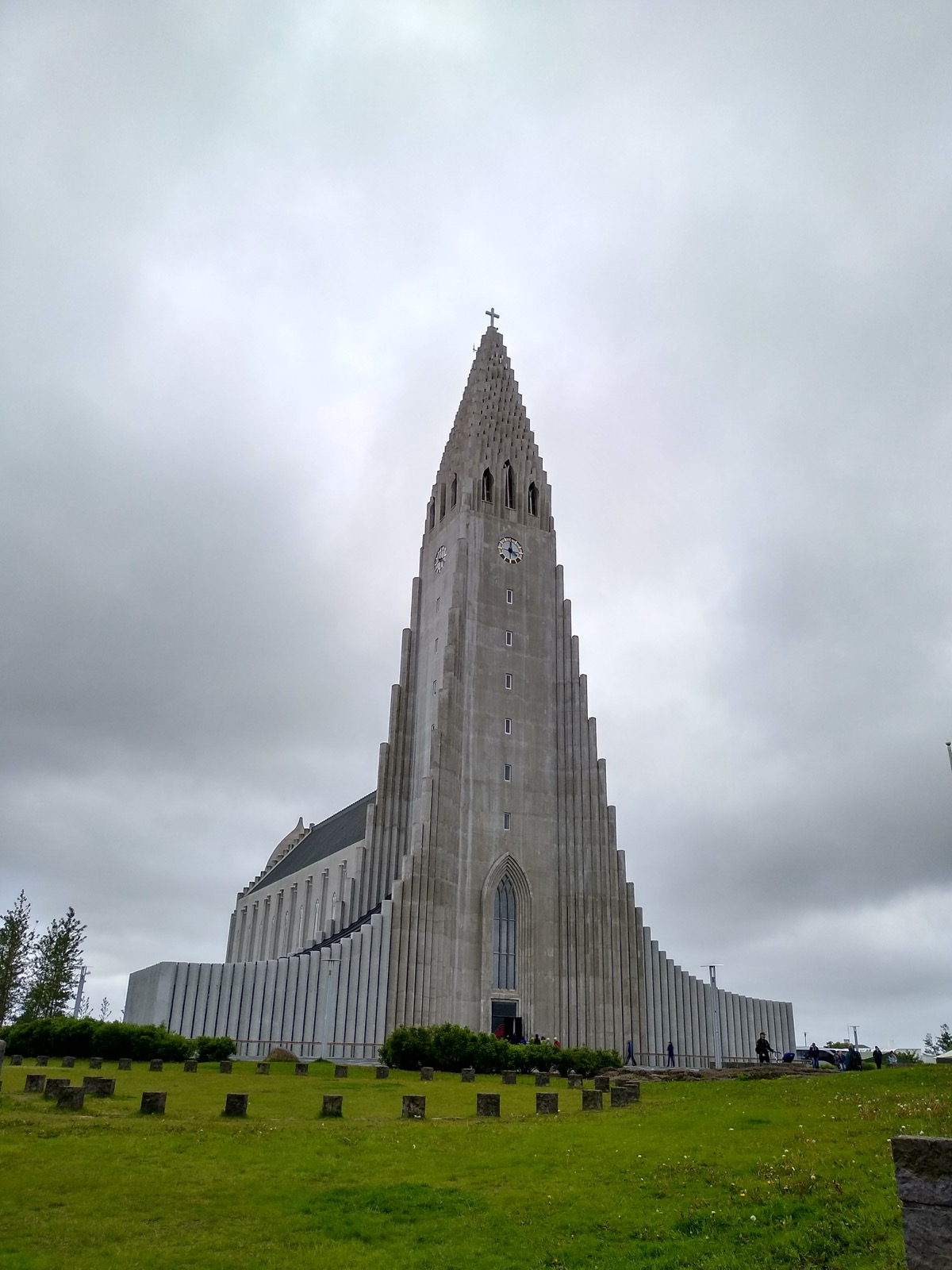 Hallgrimskirkja in Reykjavik representing Icelandic language services
