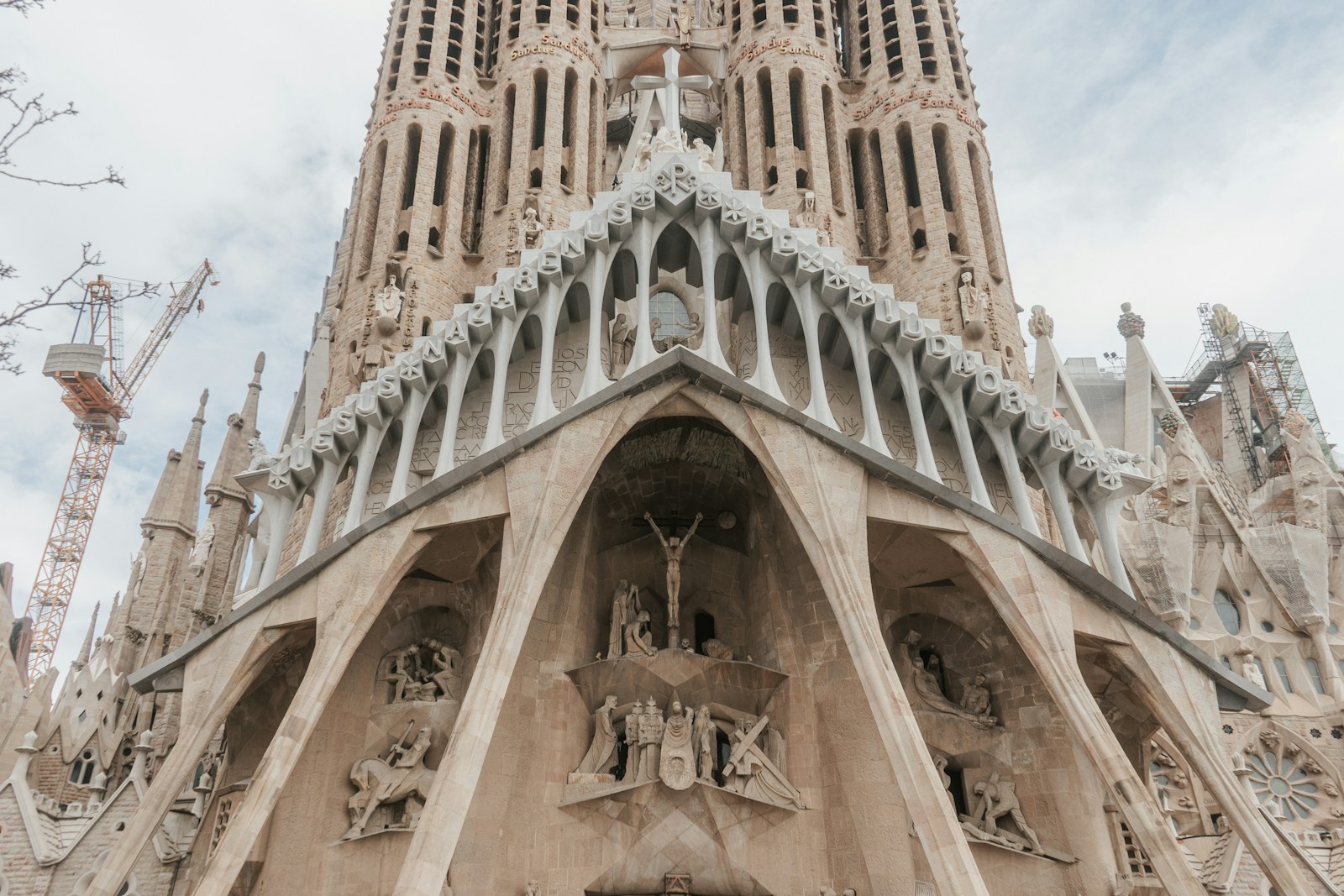 Sagrada Familia in Barcelona representing European Spanish